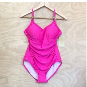 Michael Kors Fuchsia One Piece Swimsuit